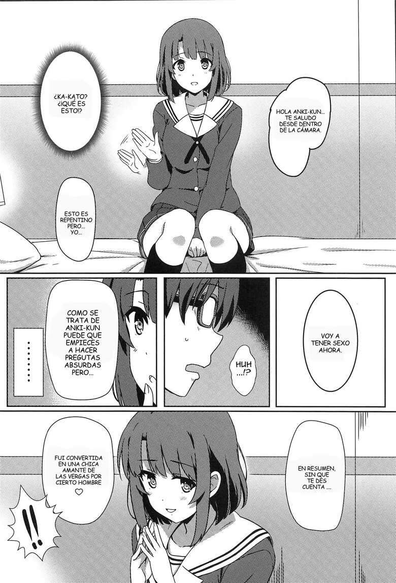 (C97) [Kaminari-neko (Eitarou)] Saenai Otoko kara no Netorikata (Saenai Heroine no Sodatekata) [Spanish] [OtoTori2TranslateYou]