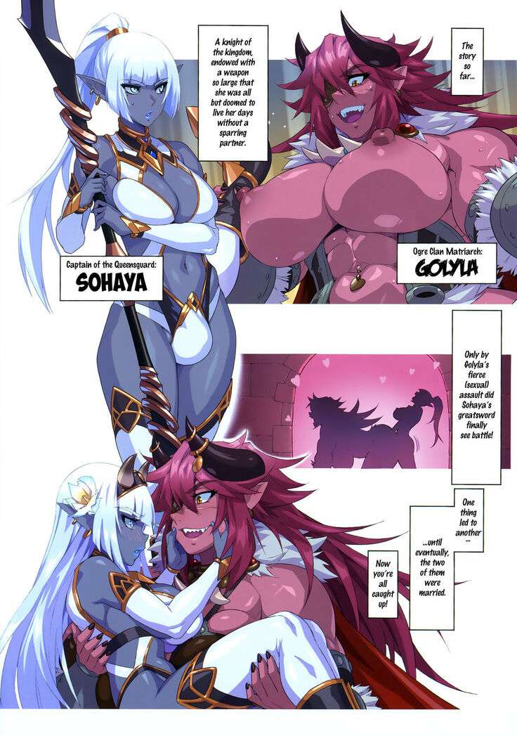 Ogre tai Dark Elf 2 - Love Love Shinkon Daisakusen | Ogre Vs Dark Elf 2 - Sweet and Tender Newlyweds!