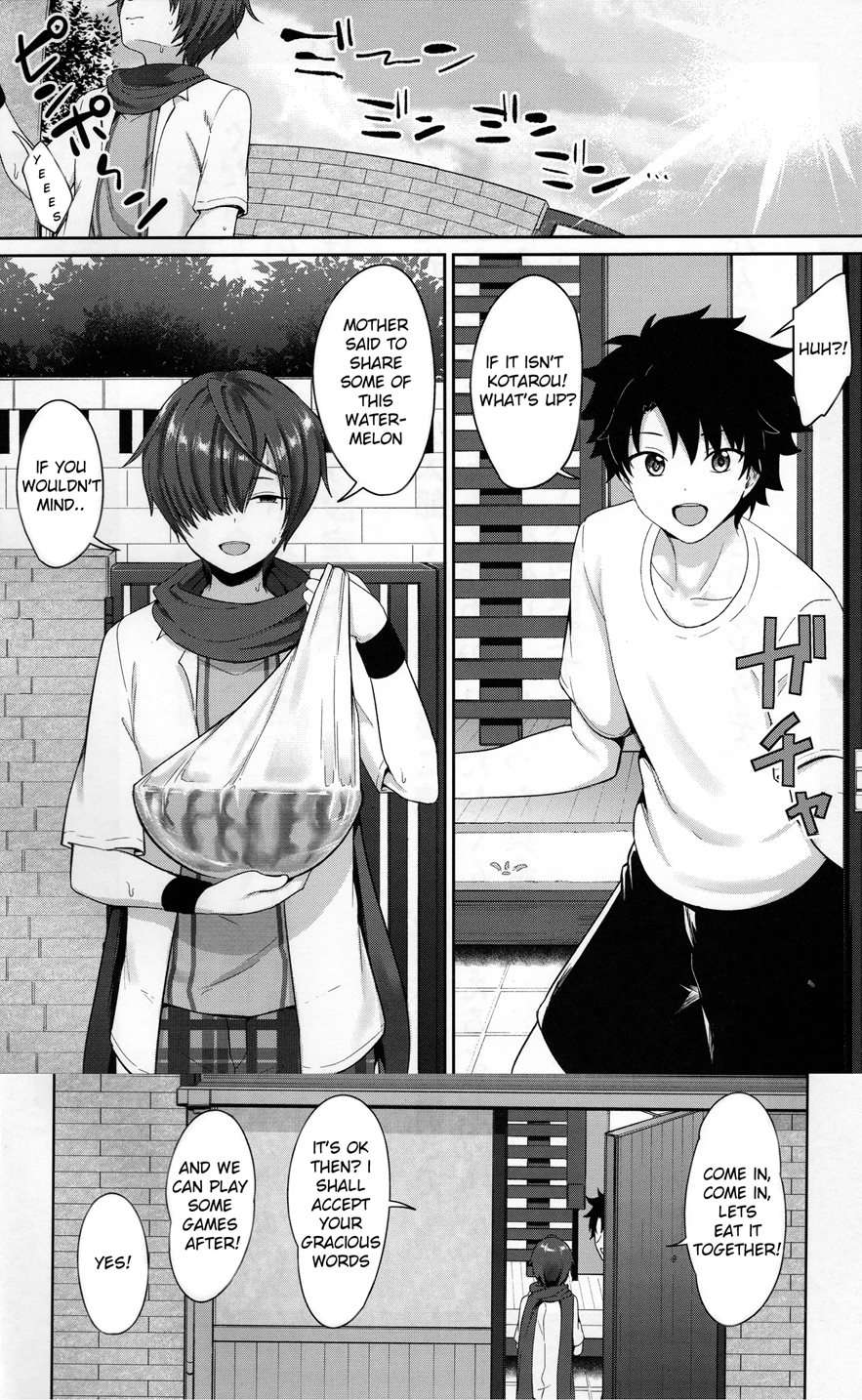 Summer With My Sweat Soaked Kouhai [Oneshot]