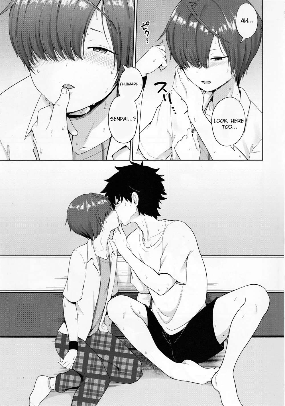 Summer With My Sweat Soaked Kouhai [Oneshot]