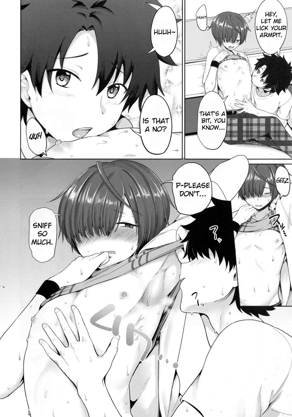 Summer With My Sweat Soaked Kouhai [Oneshot]