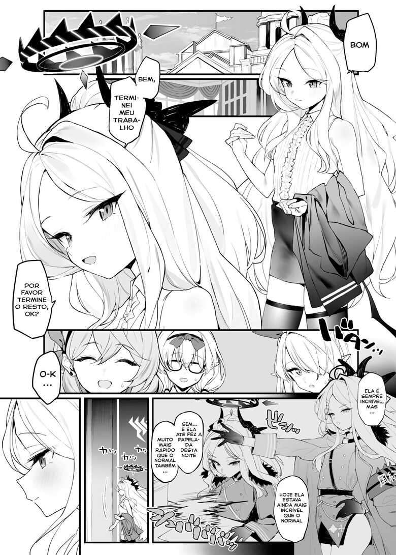 [remora field (remora)] Hina-chan to Ichaicha Suru Hon | The book about making out with Hina-chan (Blue Archive) [Portuguese-BR]