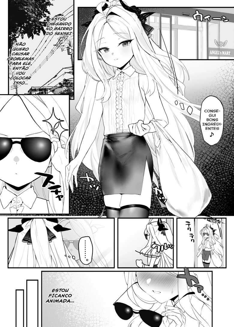 [remora field (remora)] Hina-chan to Ichaicha Suru Hon | The book about making out with Hina-chan (Blue Archive) [Portuguese-BR]