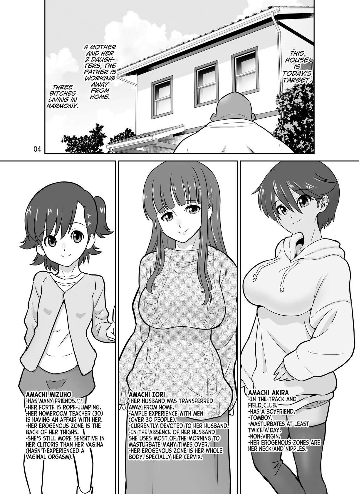 [DOZA Village (Dozamura)] Ikkasou netori ~ tenchiie bijin 3 haha musume [English]