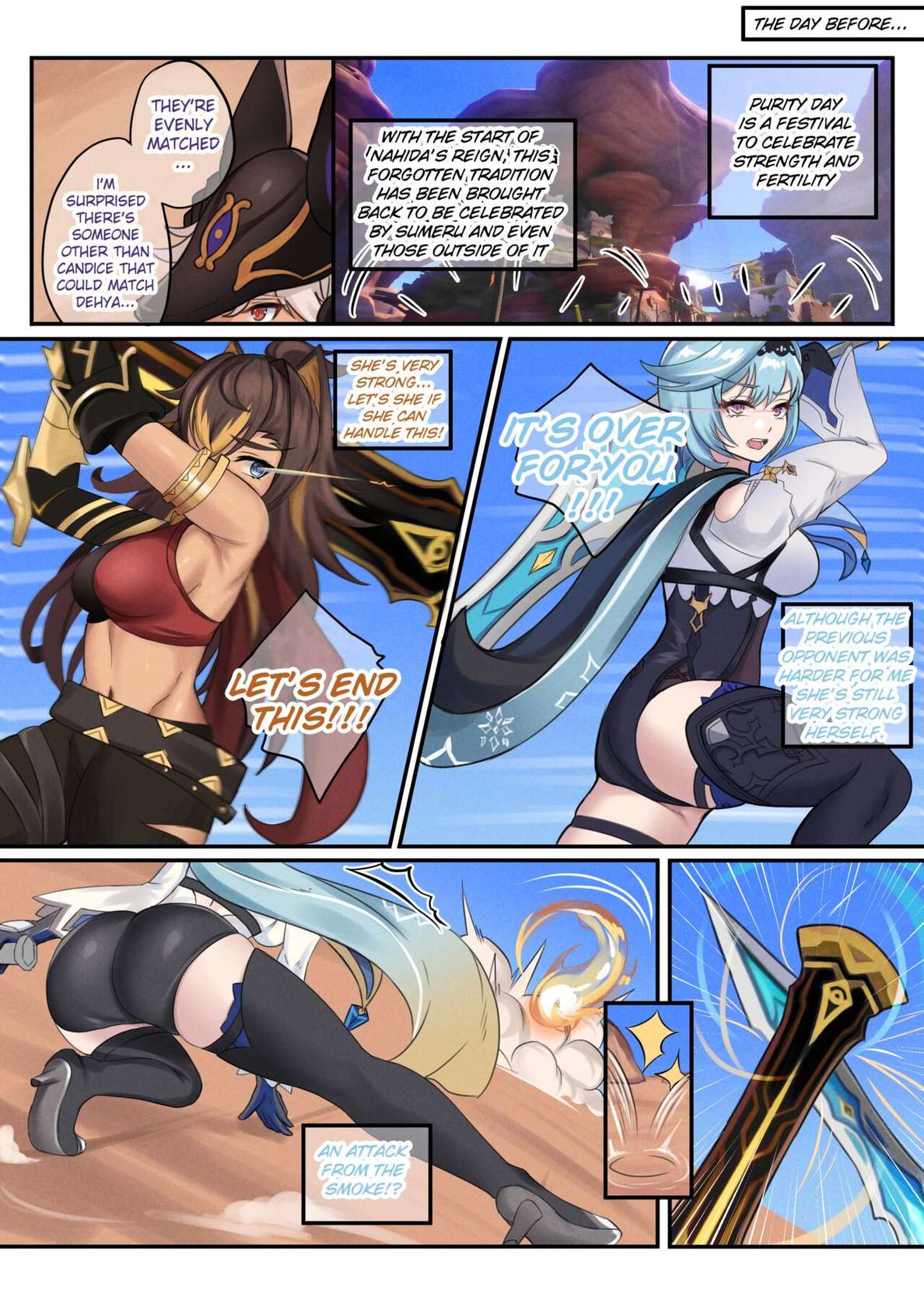 [BruLee] Hot and Cold Sunyata (Genshin Impact) [English] [黎欧出资汉化]