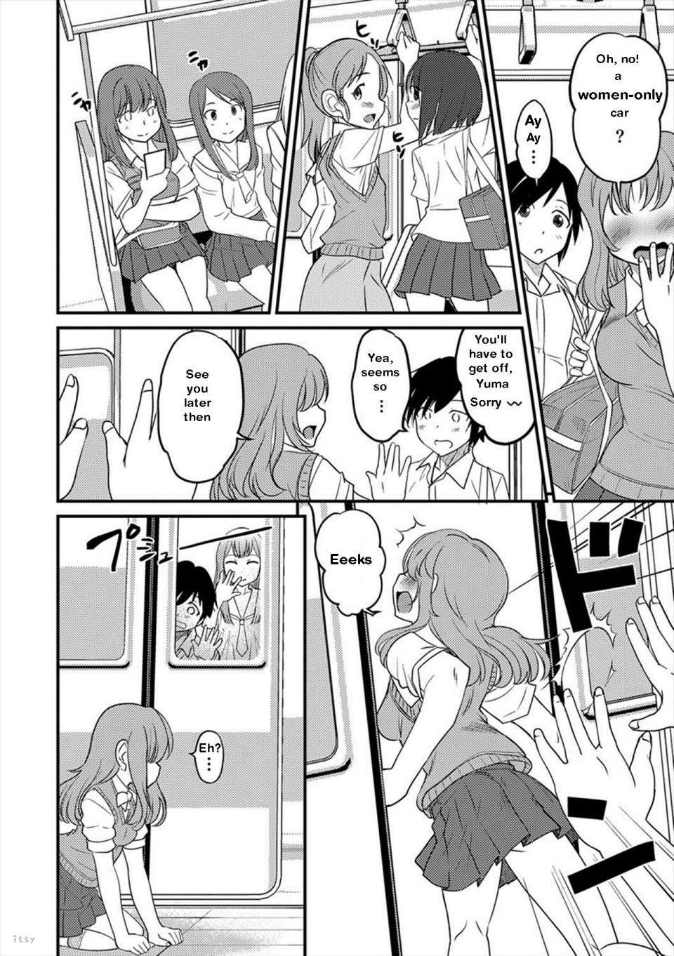 [Hanamaki Kaeru] Otokonoko Senyou Sharyou Bromancecar 1&2 | The Carriage Designated for Ladyboys 1&2  (Otokonoko HEAVEN Vol. 39&45) [English] [itsy]