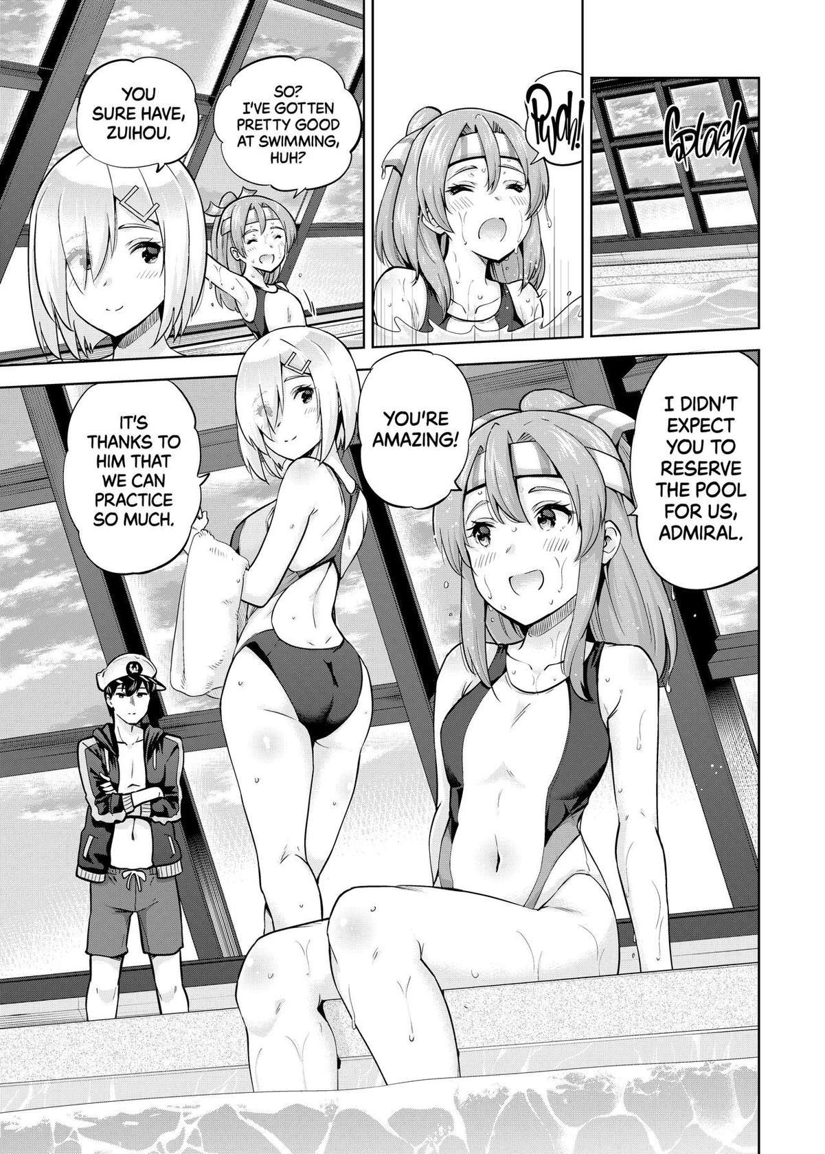 [sarfatation (Sarfata)] Kyouei Mizugi na Zuihou-chan to Hamakaze-san to. | Zuihou and Hamakaze in Racing Swimsuits (Kantai Collection -KanColle-) [English] {2d-market.com} [Decensored] [Digital]