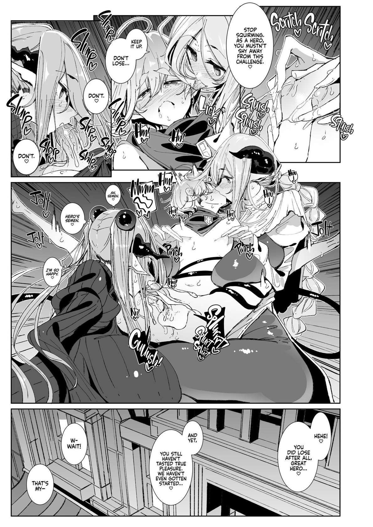 [Metro Notes (Tsumetoro)] Maou Toubatsu o Oeta Yuusha-kun to Futanari Inma Futari ga Yarukotonante Kimatteru yo ne! |The Demon Lord Is Gone, the World Is at Peace... What Are the Hero and His Futa Succubi Gonna Do!? [English] {2d-market.com} [Decensored]<