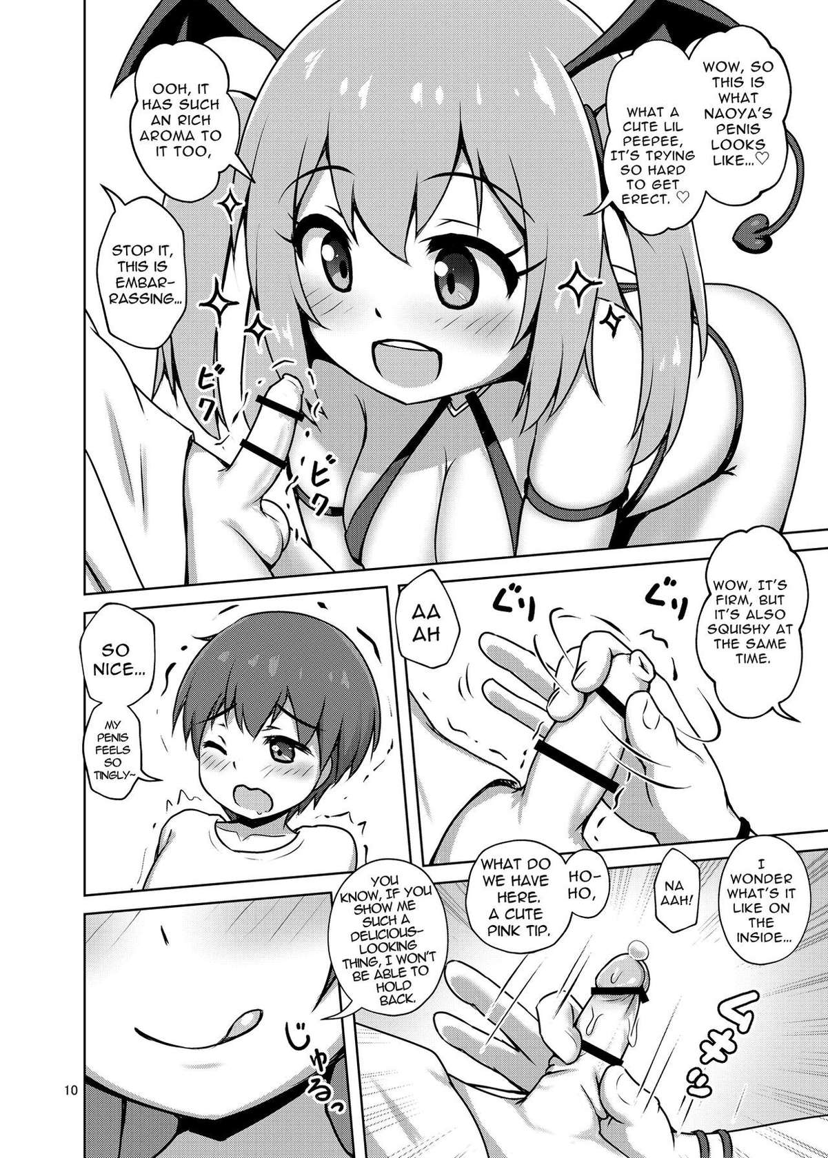 [Besshun-tei (Arisu Kazumi)] Hakoiri Succubus, Shota ni Deau. | Sheltered Succubus Meets Shota. [English] [RWfuta] [Digital]