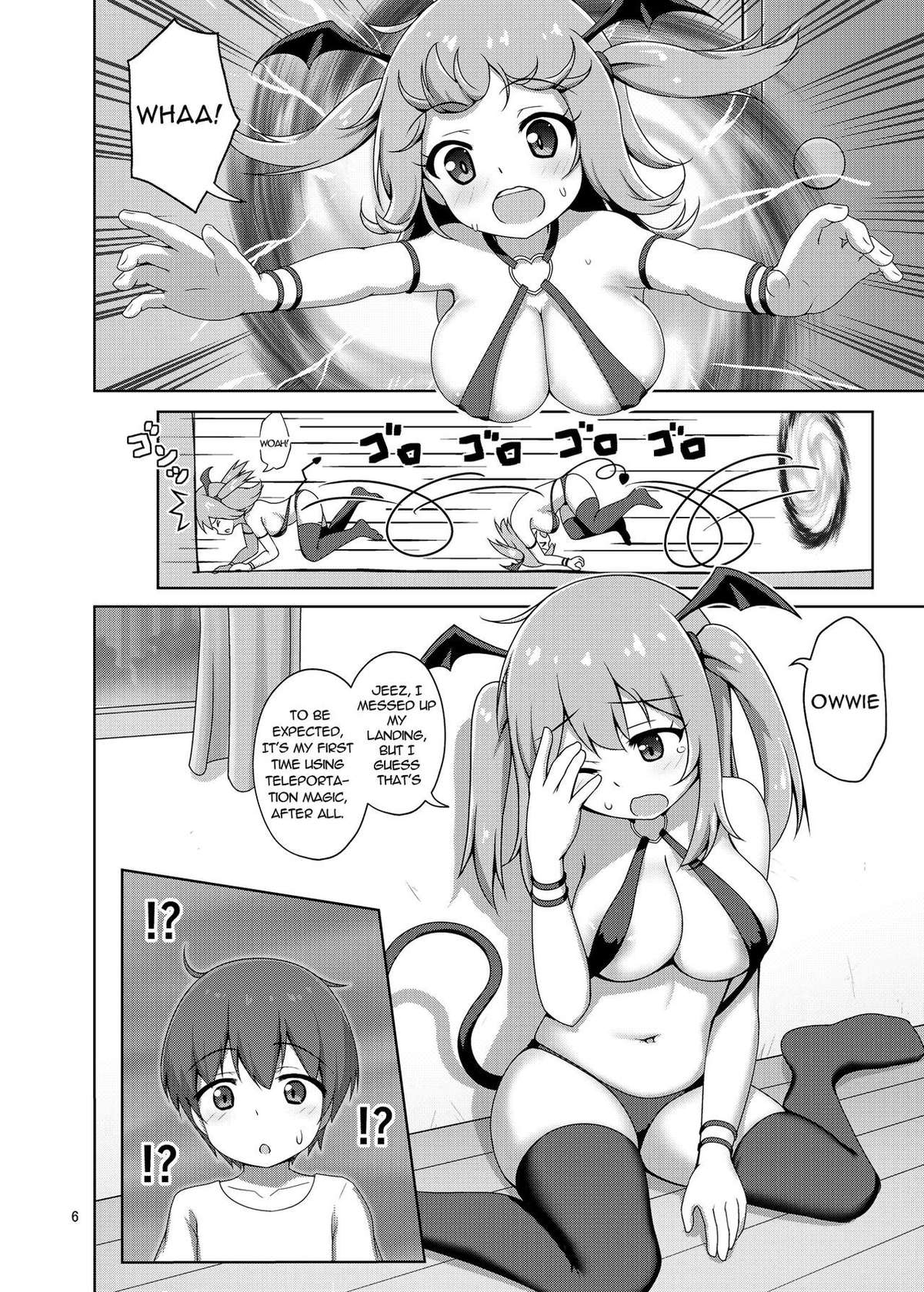 [Besshun-tei (Arisu Kazumi)] Hakoiri Succubus, Shota ni Deau. | Sheltered Succubus Meets Shota. [English] [RWfuta] [Digital]