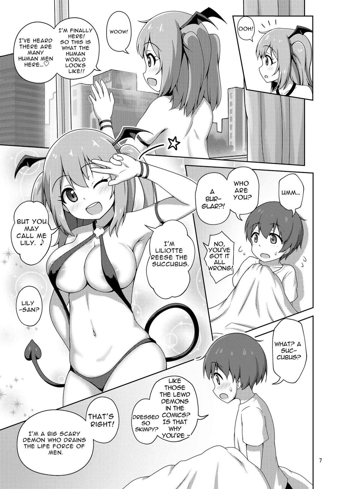 [Besshun-tei (Arisu Kazumi)] Hakoiri Succubus, Shota ni Deau. | Sheltered Succubus Meets Shota. [English] [RWfuta] [Digital]