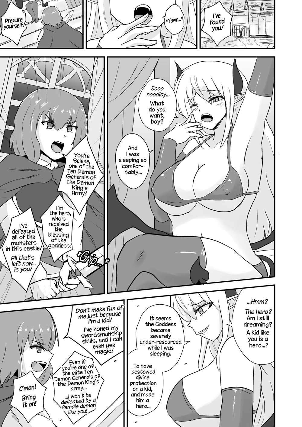 The Hero Is Defeated By A Succubus Oneesan [Oneshot]