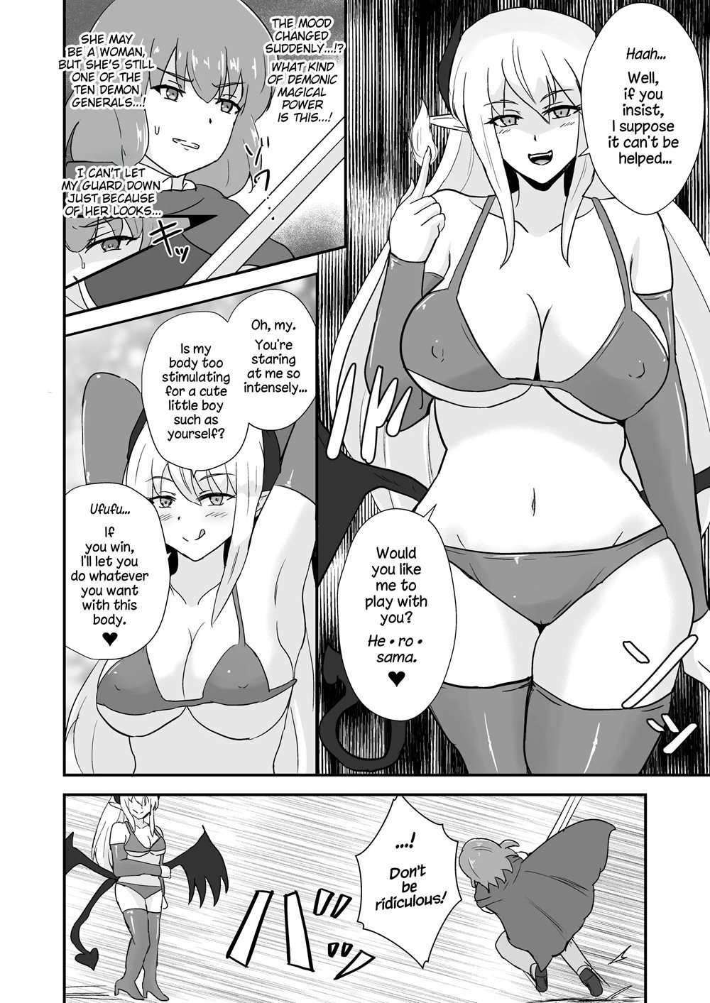 The Hero Is Defeated By A Succubus Oneesan [Oneshot]