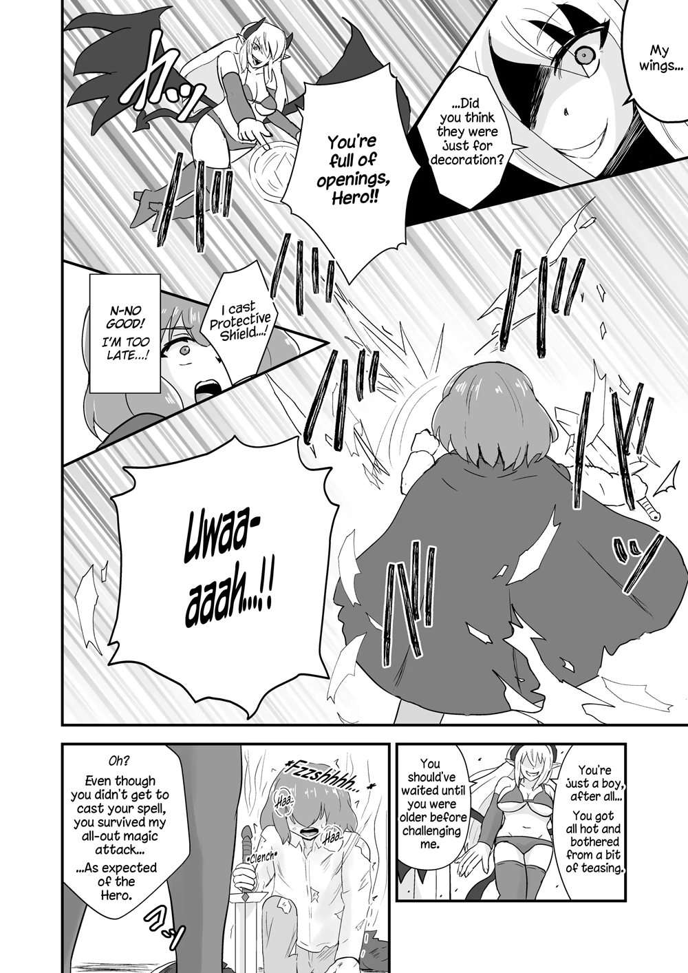 The Hero Is Defeated By A Succubus Oneesan [Oneshot]