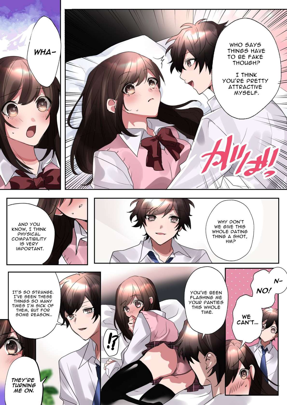 [ENG Ver.] My Erotic Love Triangle Relationship After Bodyswapping With A Classmate!?