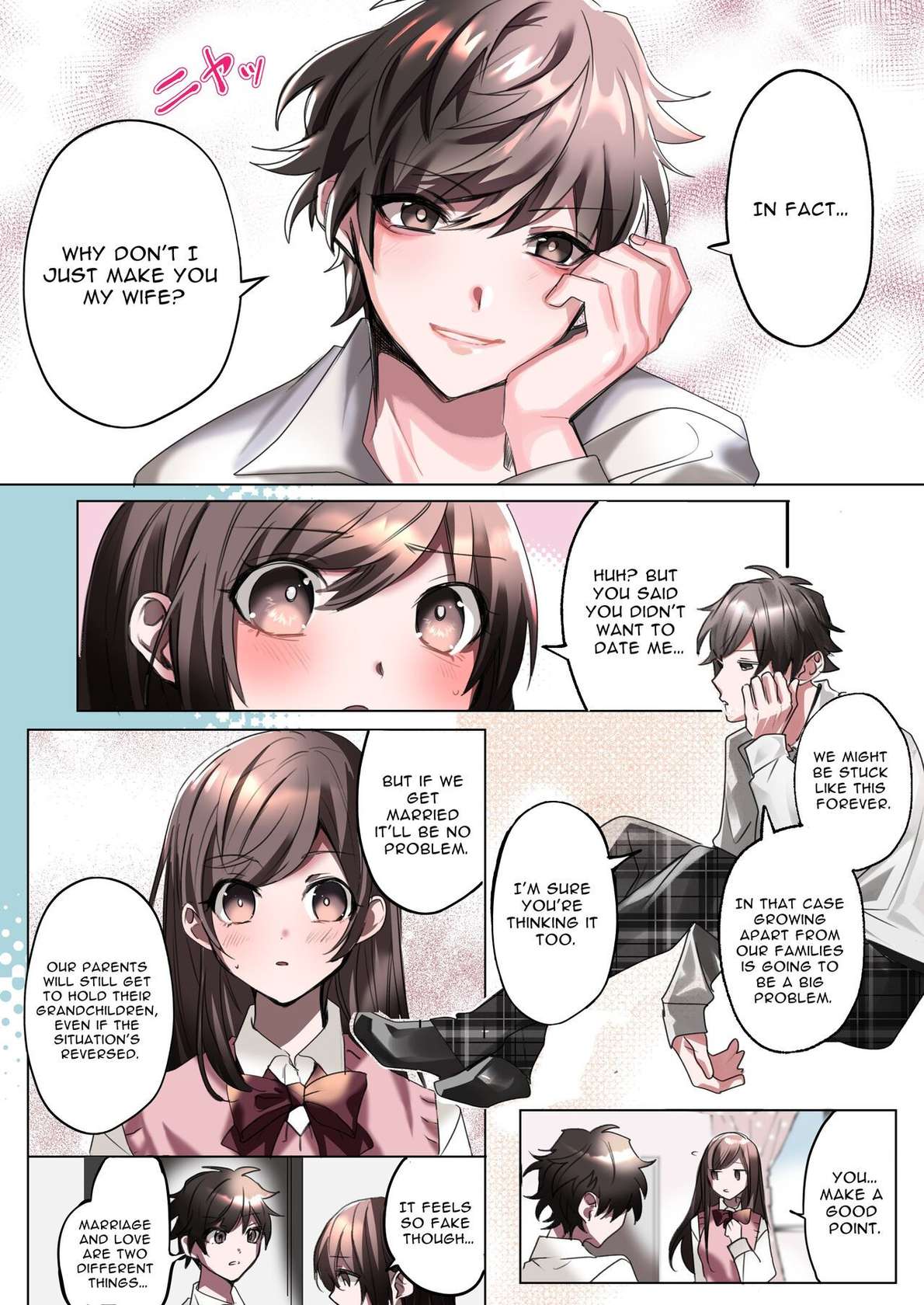 [ENG Ver.] My Erotic Love Triangle Relationship After Bodyswapping With A Classmate!?