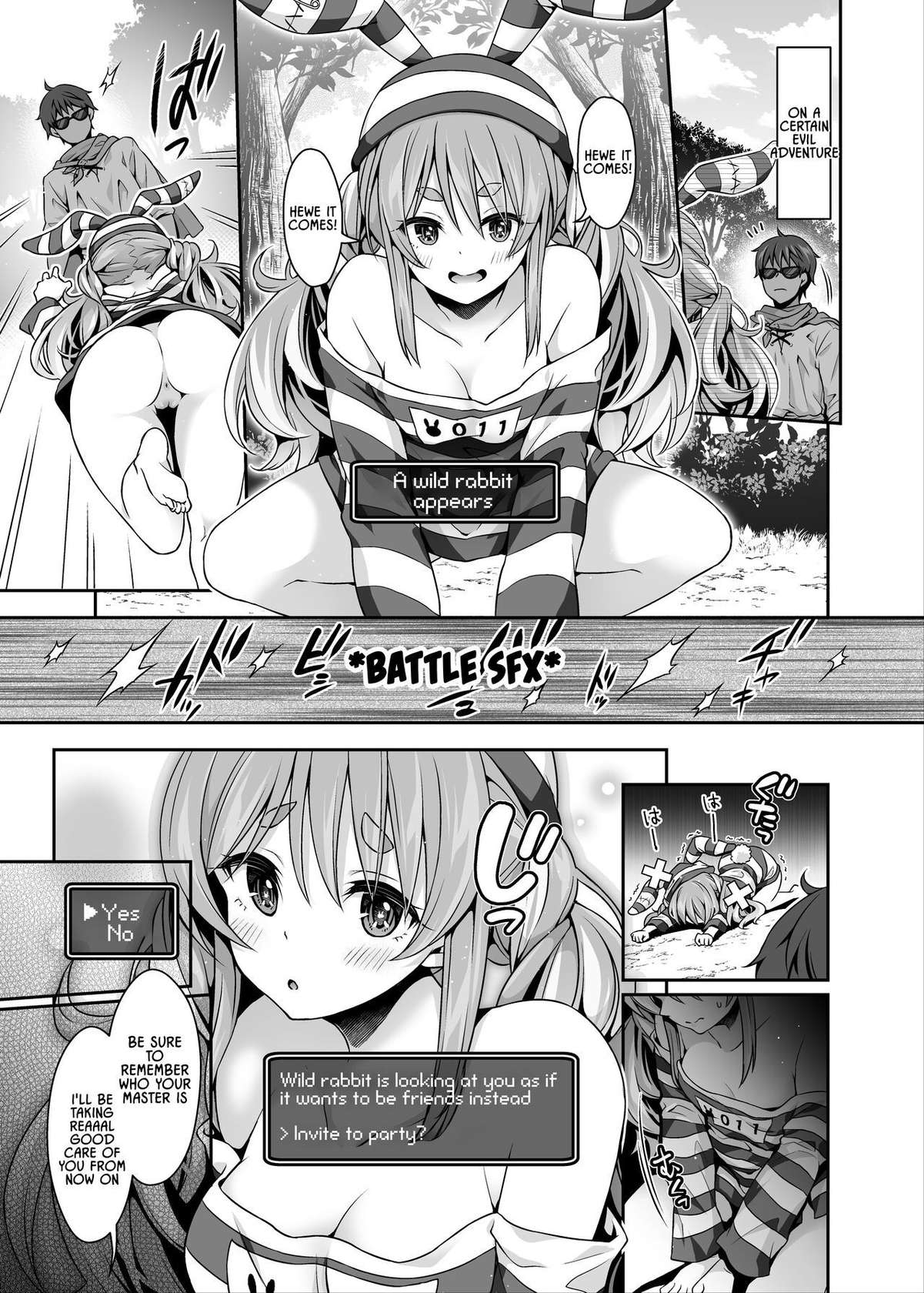 [Hachinoko P (hatigo)] Yasei no Usagi ga Nakama ni Naritasou ni Kochira wo Miteiru "Darkness" | Wild Rabbit Is Looking At You As If It Wants To Be Friends "Darkness" (Usada Pekora) [English] [Lidl Translations] [Digital]