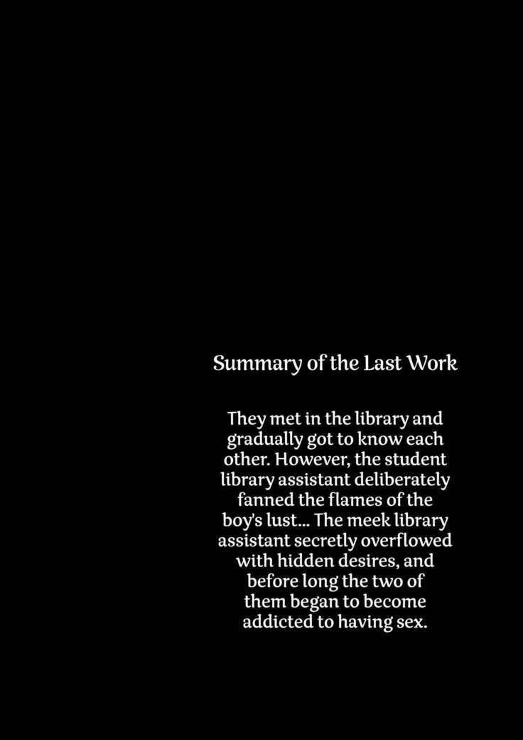 Mukuchi na Tosho Iin to Sex Zuke. Natsuyasumi Hen ~Sex zuke no Futsukakan...~ | Addicted to Sex With a Taciturn Library Committee Member: Summer Vacation