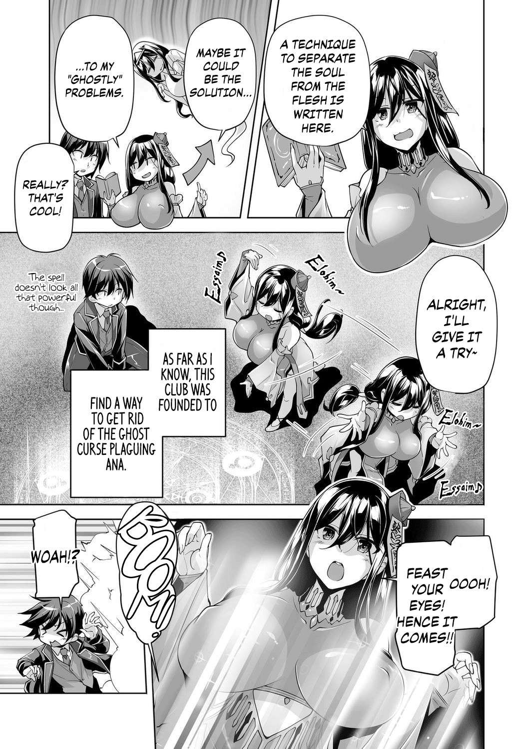 [Nishizaki Eimu] Motto! Haramase! Honoo no Oppai Isekai Oppai Maid Gakuen! Ch. 2 (BugBug 2023-10) [English] {Chrysanthemum} [Digital]