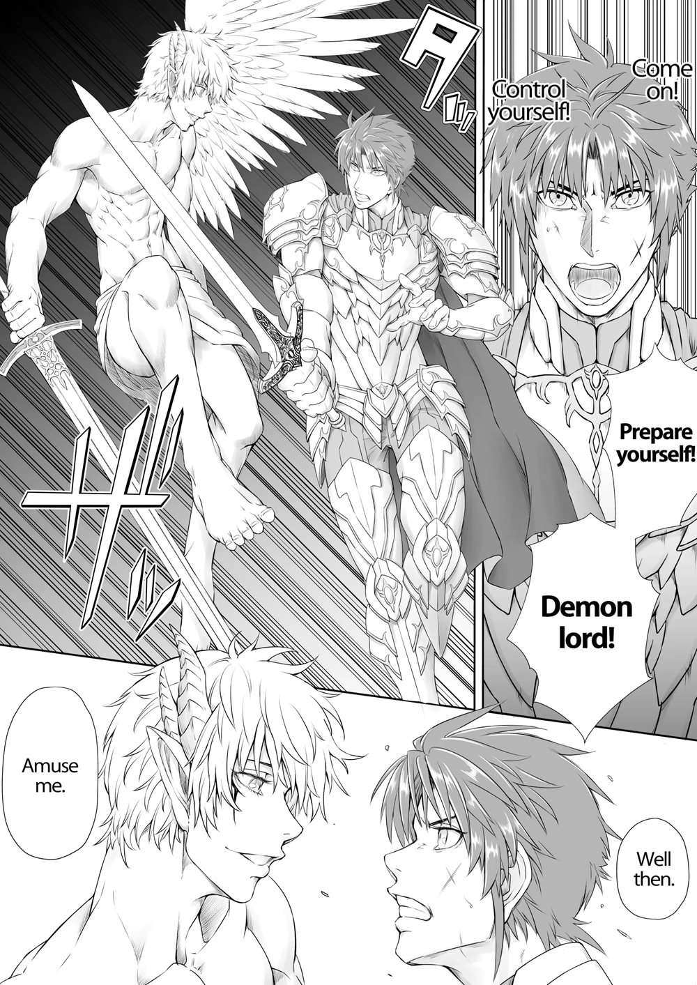 It Seems That The Demon Lord Will Conquer The World With Eroticism -VS Hero Edition- [Oneshot]