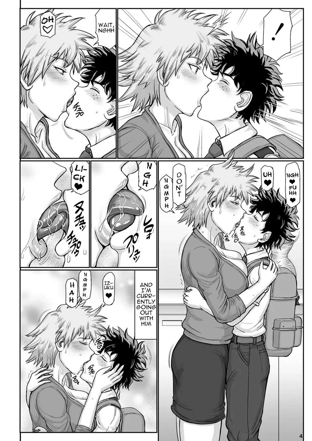 Cheating Mama - Once Again Today Mama Bakugou Is Having Sex With A Young Guy [Oneshot]