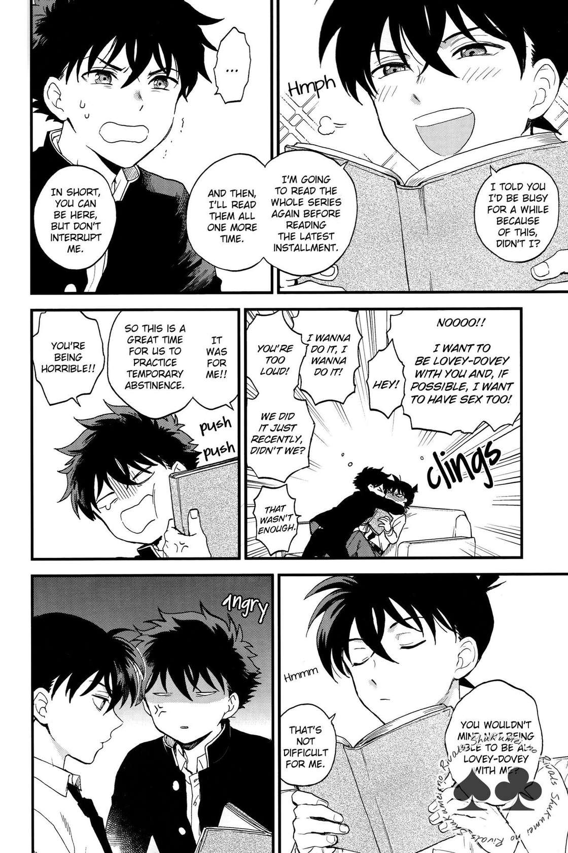 (Himitsu no Ura Kagyou 15) [LOG (M2GO)] Inside Invader (Detective Conan) [English] [Shukumei no Rivals]