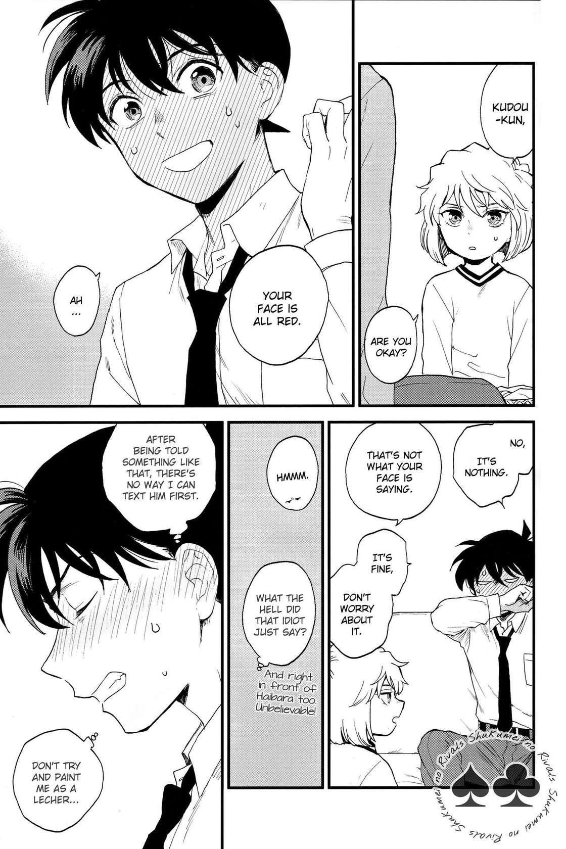 (Himitsu no Ura Kagyou 15) [LOG (M2GO)] Inside Invader (Detective Conan) [English] [Shukumei no Rivals]