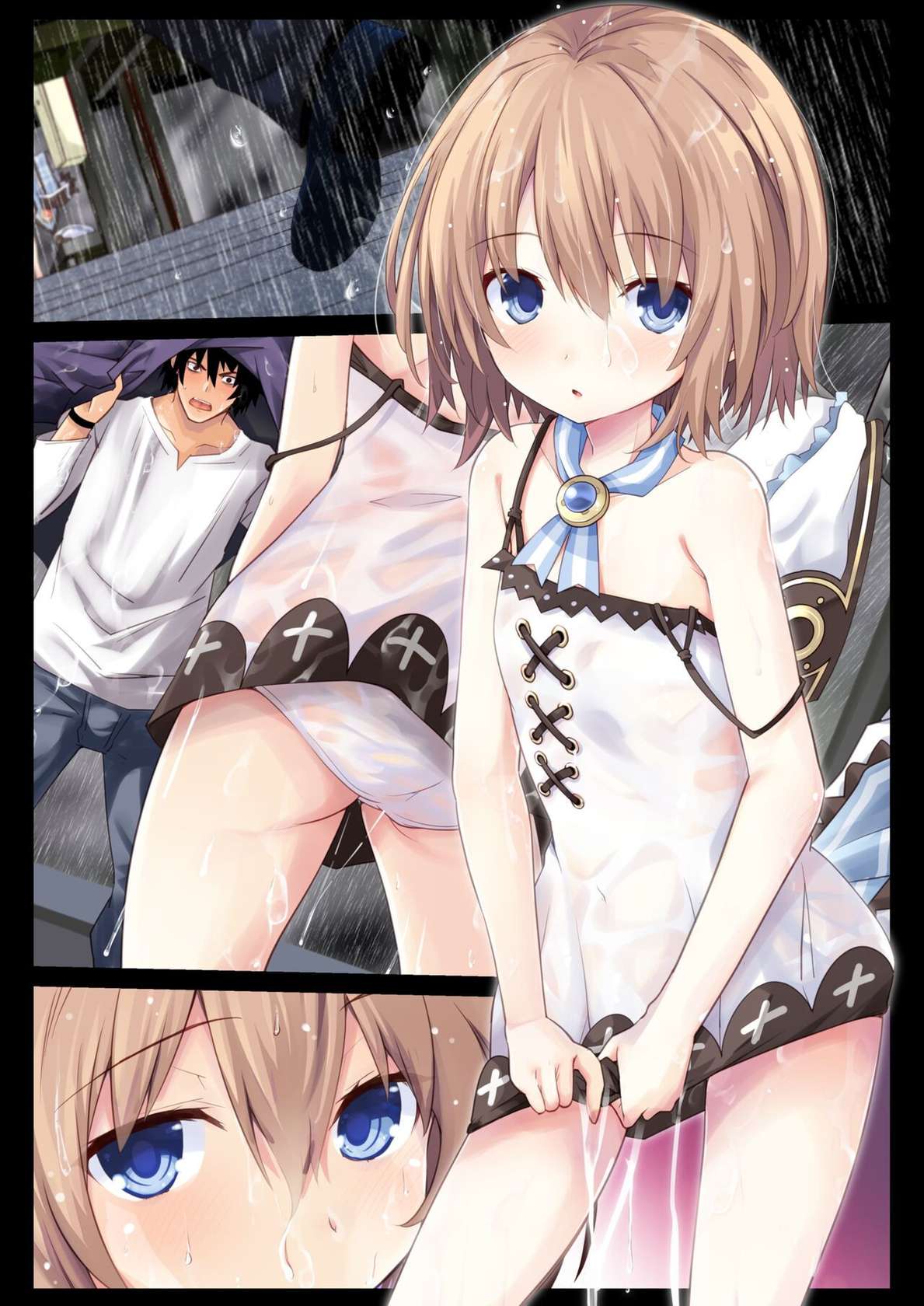 [Iwashi no Heya R (Iwashi R)] Short Manga Blanc Hen (Hyperdimension Neptunia) [English] [tabibit0] [Digital]