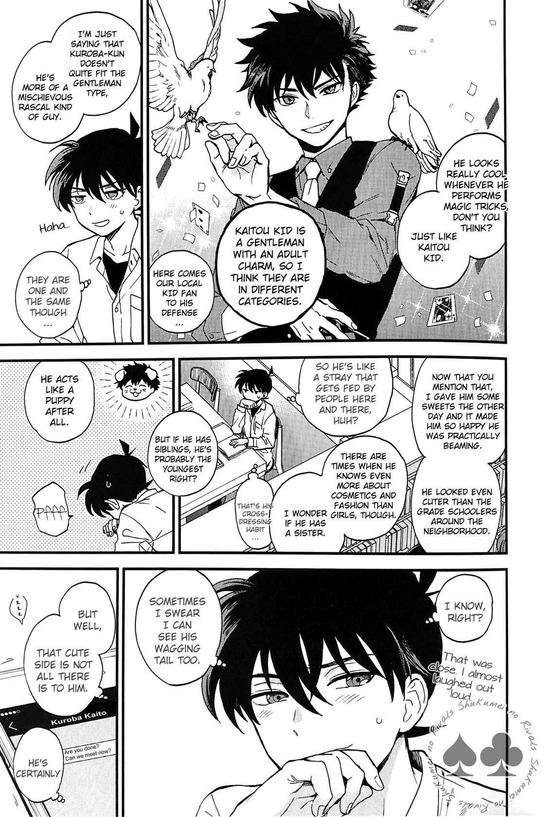 (Himitsu no Ura Kagyou 23) [LOG (M2GO)] Himtsu wa Amai (Detective Conan) [English] [Shukumei no Rivals]