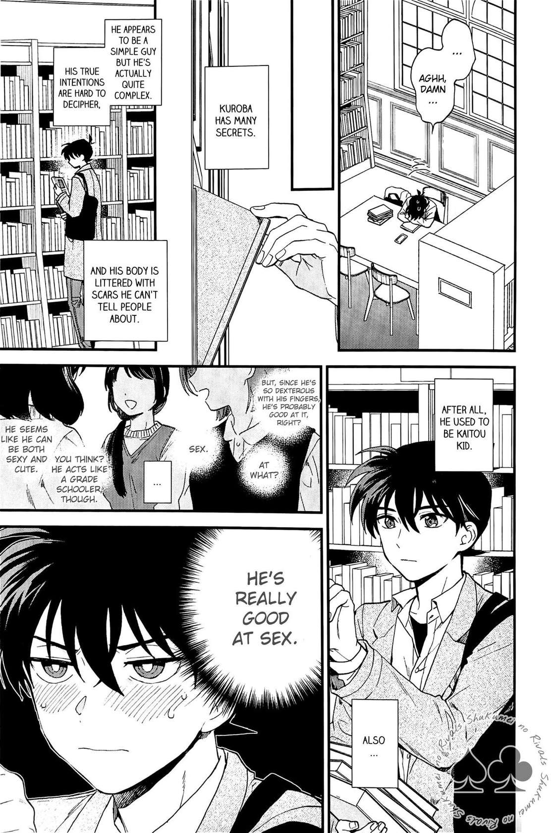 (Himitsu no Ura Kagyou 23) [LOG (M2GO)] Himtsu wa Amai (Detective Conan) [English] [Shukumei no Rivals]