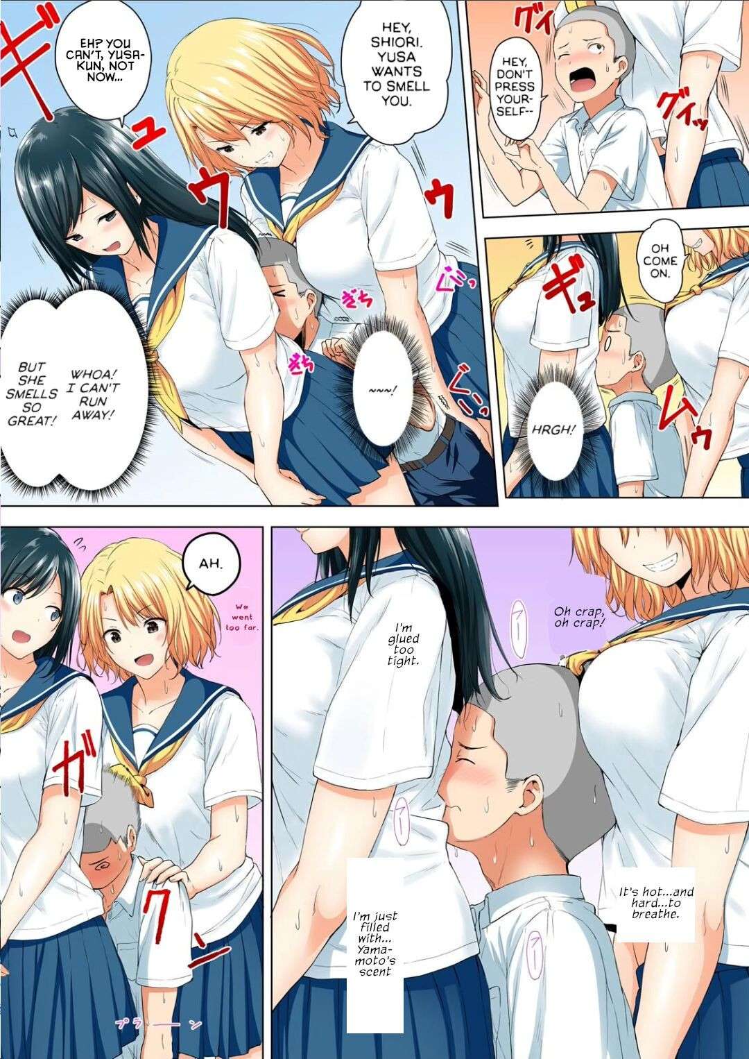 [Hachimitsu] Shinchousa 40cm, Kyou mo Omocha ni Saretemasu ~ Dekkai JK no Iinari SEX 1-2 | With a Height Difference of 40cm, I'm Being Toyed with Again Today ~ Sex Yes-Man of Huge High Shool Girls [English]