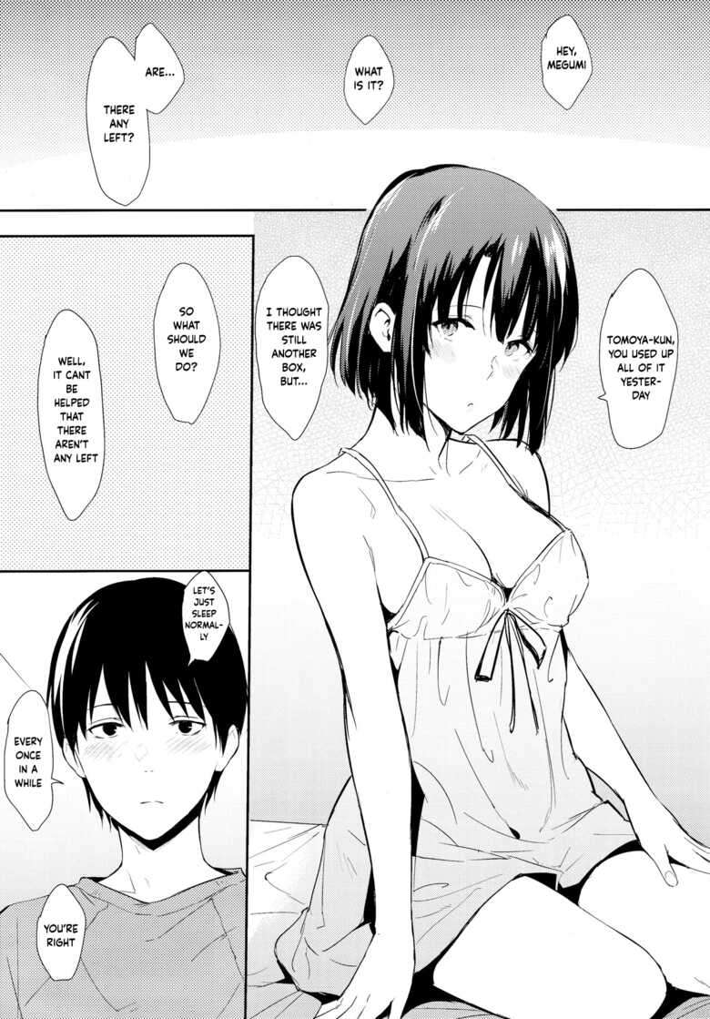 (C97) [Cat Food (NaPaTa)] Megumi-ppoi no! (Saenai Heroine no Sodatekata) [English] [Banirra]