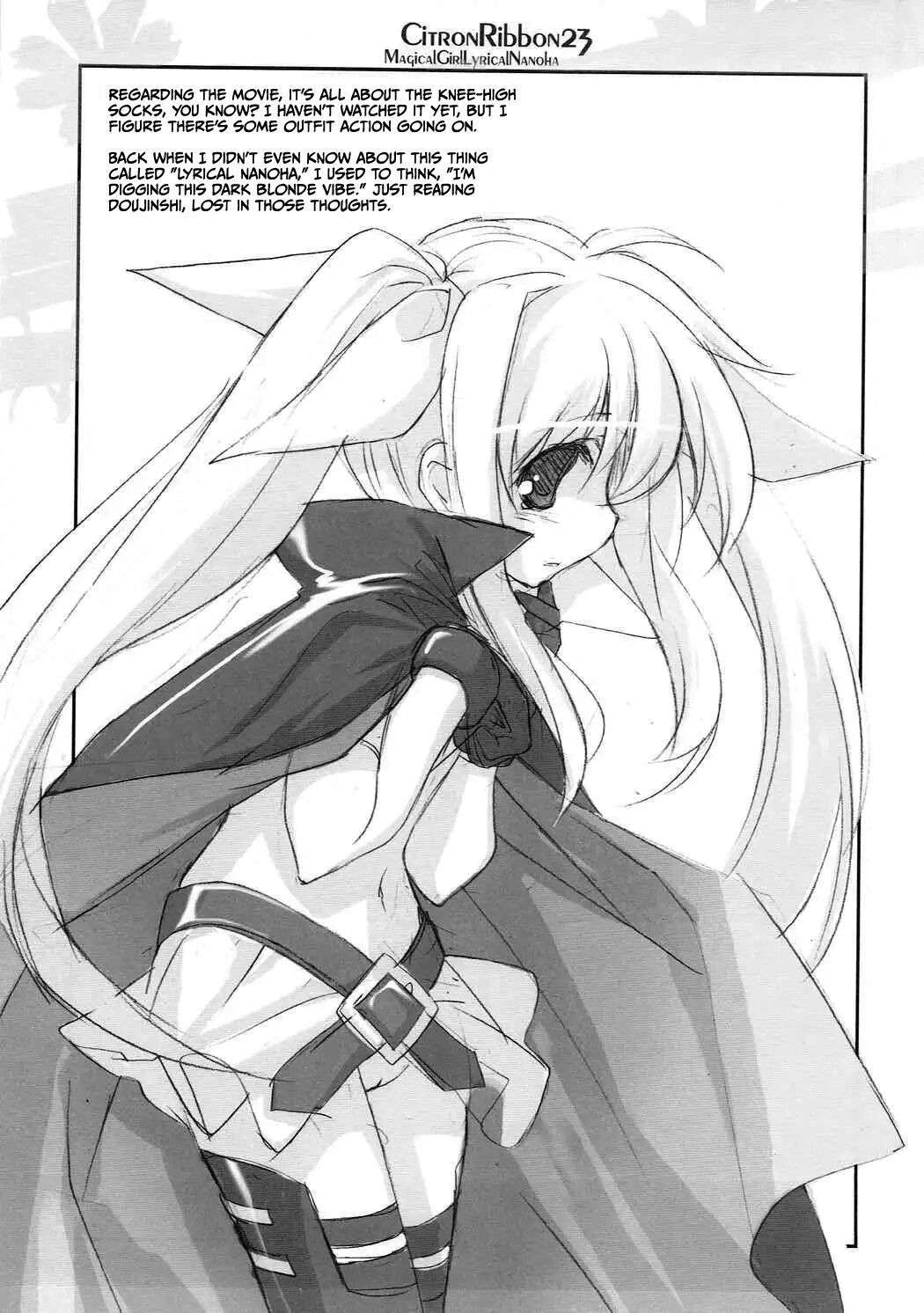 (SC46) [Kyougetsutei (Miyashita Miki)] Citron Ribbon 23 (Mahou Shoujo Lyrical Nanoha) [English] [CulturedCommissions]