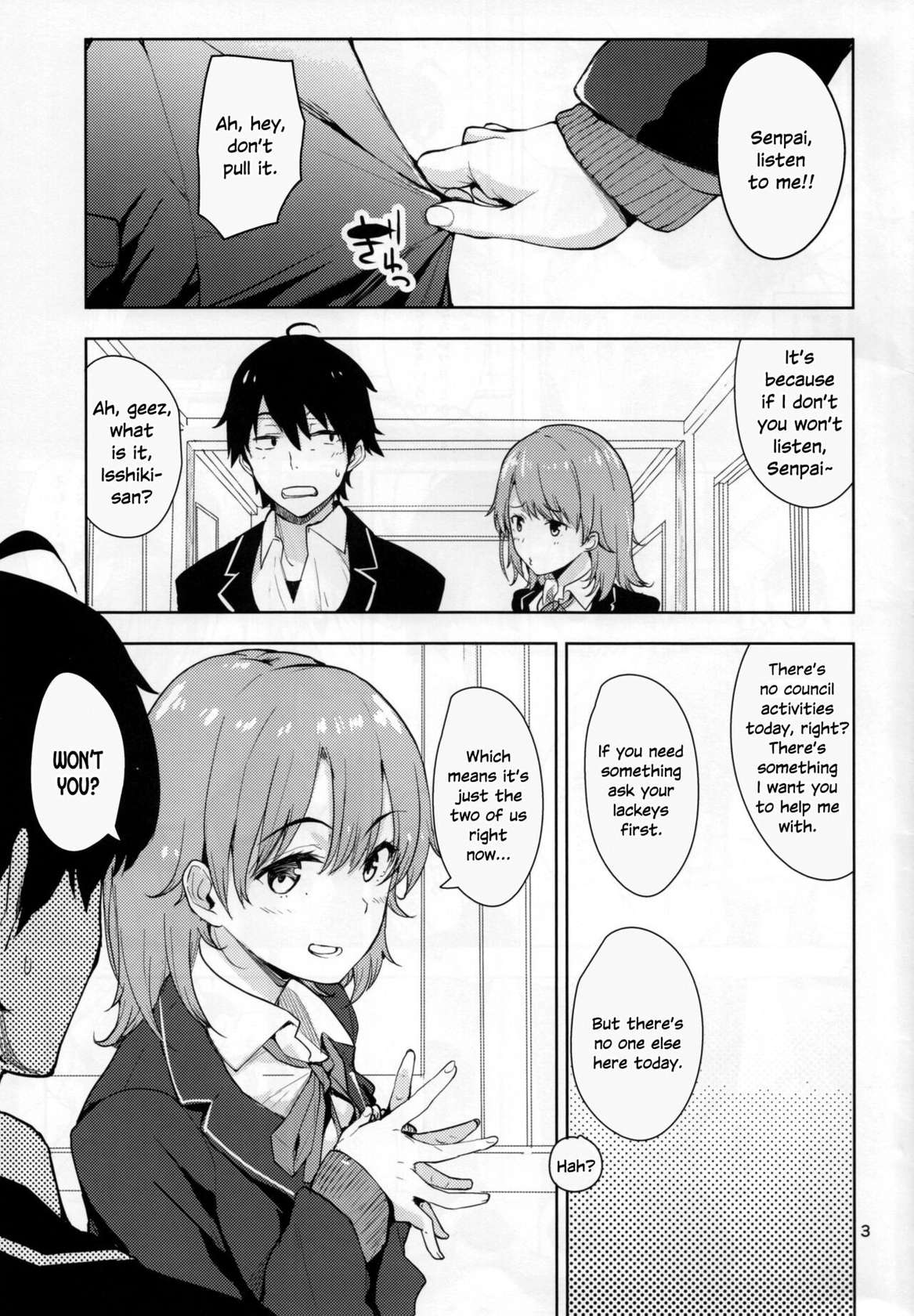 (C88) [AMAYADORI+ (Harenochiame)] Irohas ga Azatoi Hon (Yahari Ore no Seishun Love Come wa Machigatteiru.) [English] [SDTLs]