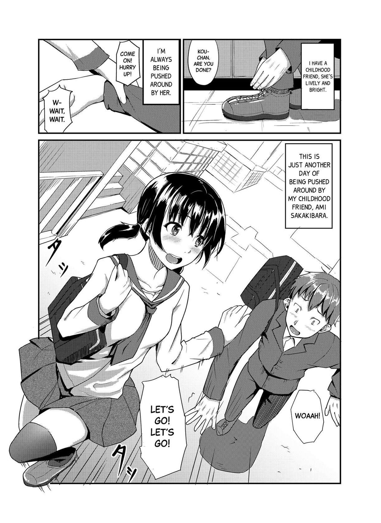 [Chonmage Teikoku (Magekichi)] Chuunen Kyoushi ni Netorareta Osananajimi | Childhood Friend Cuckolded by a Middle-aged School Teacher [English] [Black Grimoires]