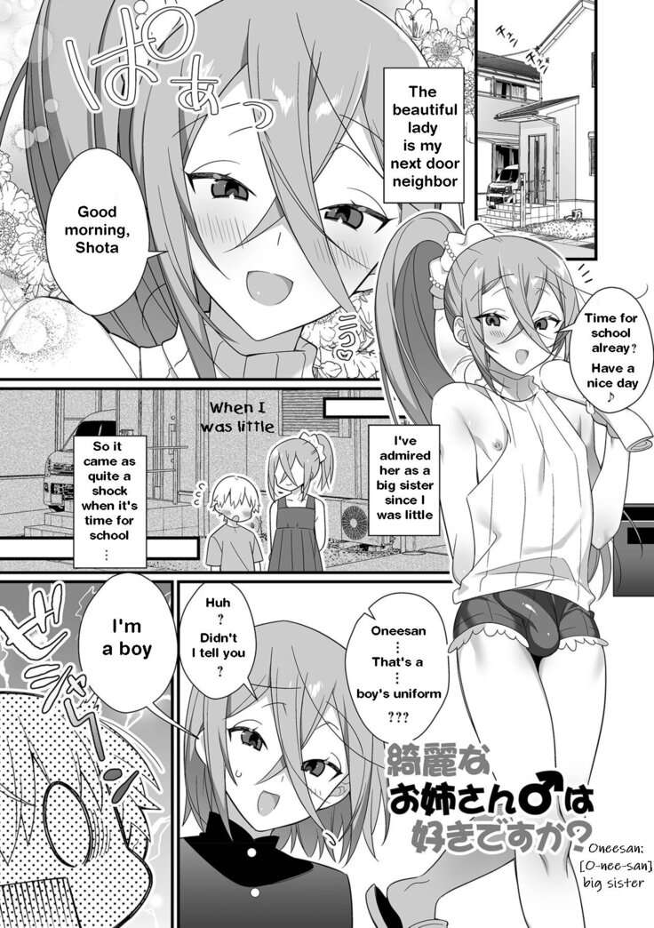 Kireina Onesan♂ wa Sukidesuka? | The beautiful big-sister next door