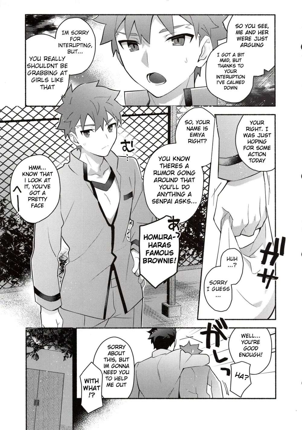 Homurabara No Brownie Emiya Shirou Soku Hame Hon [Oneshot]