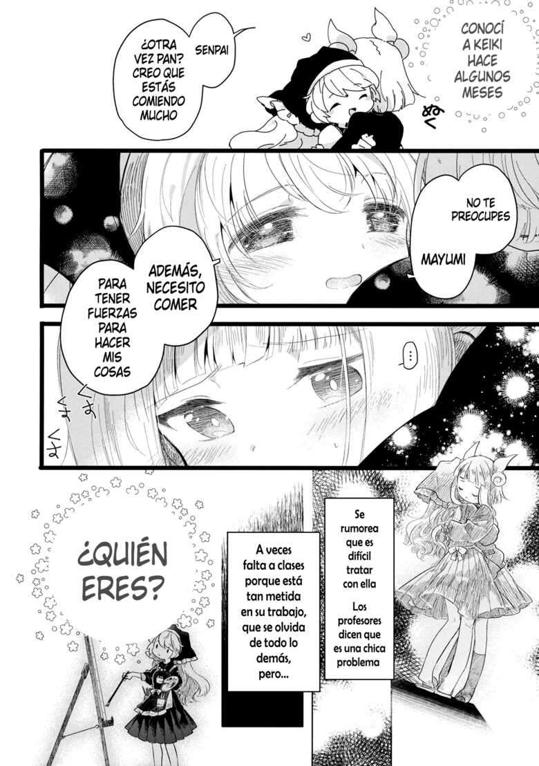 (Reitaisai 18) [Sugomori. (Biyon)] Keiki Senpai to Kouhai Mayumi-chan (Touhou Project) [Spanish]