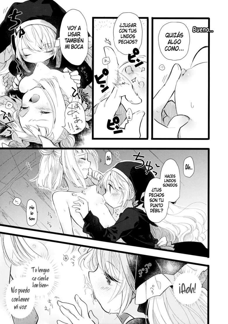 (Reitaisai 18) [Sugomori. (Biyon)] Keiki Senpai to Kouhai Mayumi-chan (Touhou Project) [Spanish]