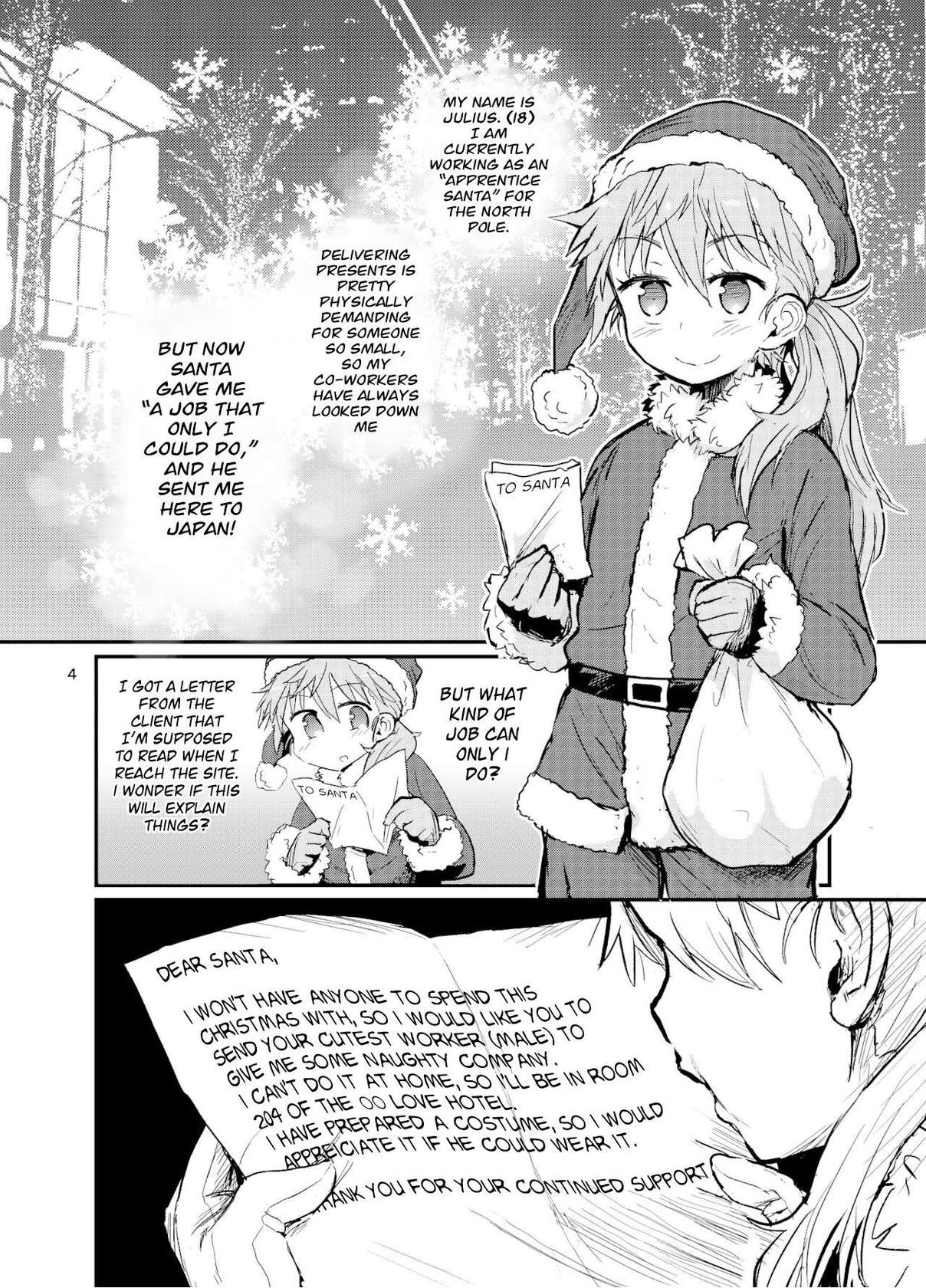 [Konnyaku Nabe (magifuro Konnyaku)] Santa-kun no White Christmas [English] [Digital]