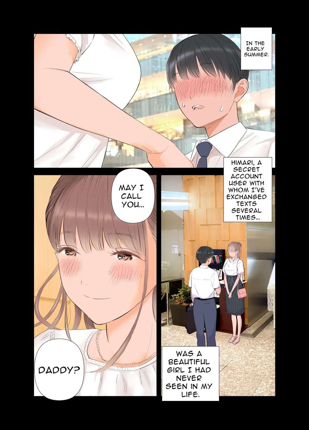 Tanshō Dōtei Papa Ga Suru Yōshi S Teku S Musume To No Gachi Koi Mitsugi Papa Katsu [Oneshot]