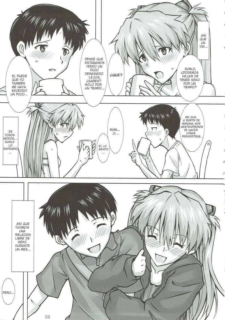 (COMIC1☆9) [Kedamonoya san (Makka na Kedamono)] Shikinami Taii wa Onayamichuu? (Neon Genesis Evangelion) [Spanish] [MrLuminuss]