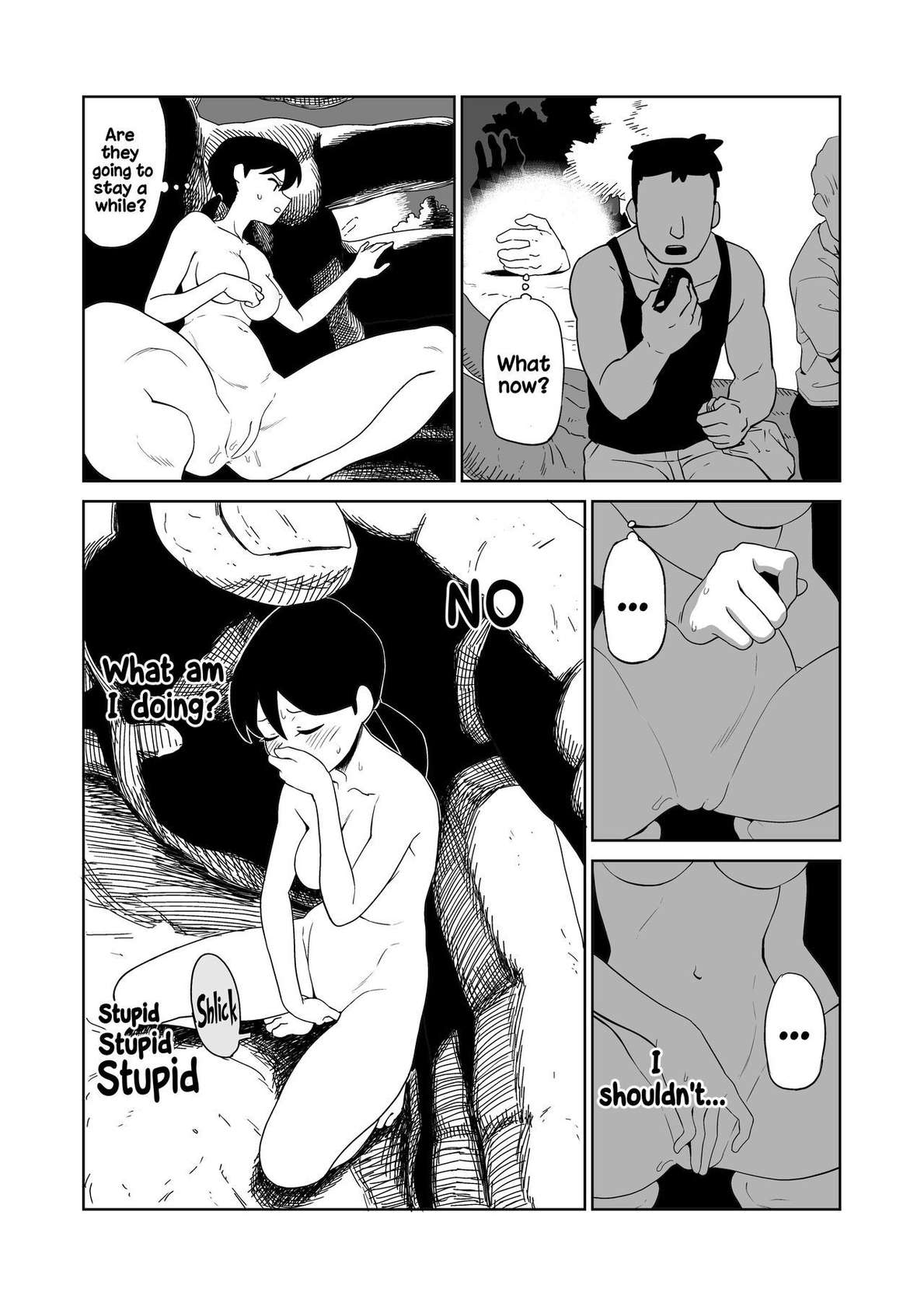 [Yamabatake (Yamabatake)] Yoru, Kouen, Roshutsu Jii. | Night, Park, Public Masturbation [English] [Hikari no Kaze]