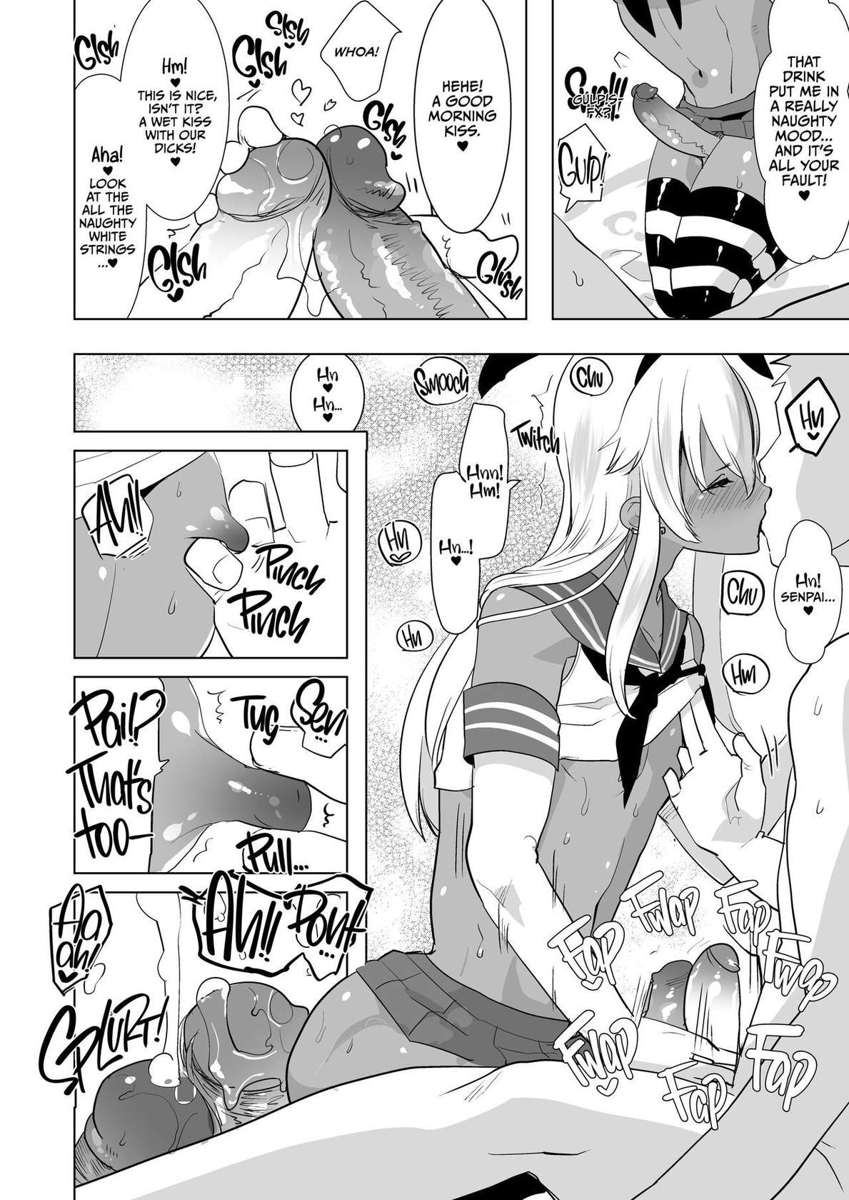 [Aimaitei (Aimaitei Umami)] Kasshoku Otokonoko DeliHeal no Erohon ~Yattekita Shimakaze-kun wa Daigaku no Charai Kouhai de――?! Hen | Tan Crossdressing Call Boy (Kantai Collection -KanColle-) [English] {2d-market.com} [Decensored] [Digital]