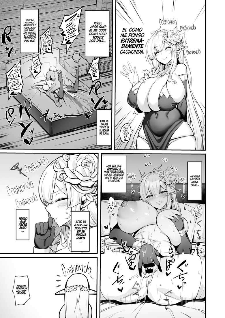 [Kirome] Elf Mama-San no manga | A Manga About an Elf Housewife [Spanish] [EromegameTT y Coffedrug] [Digital]