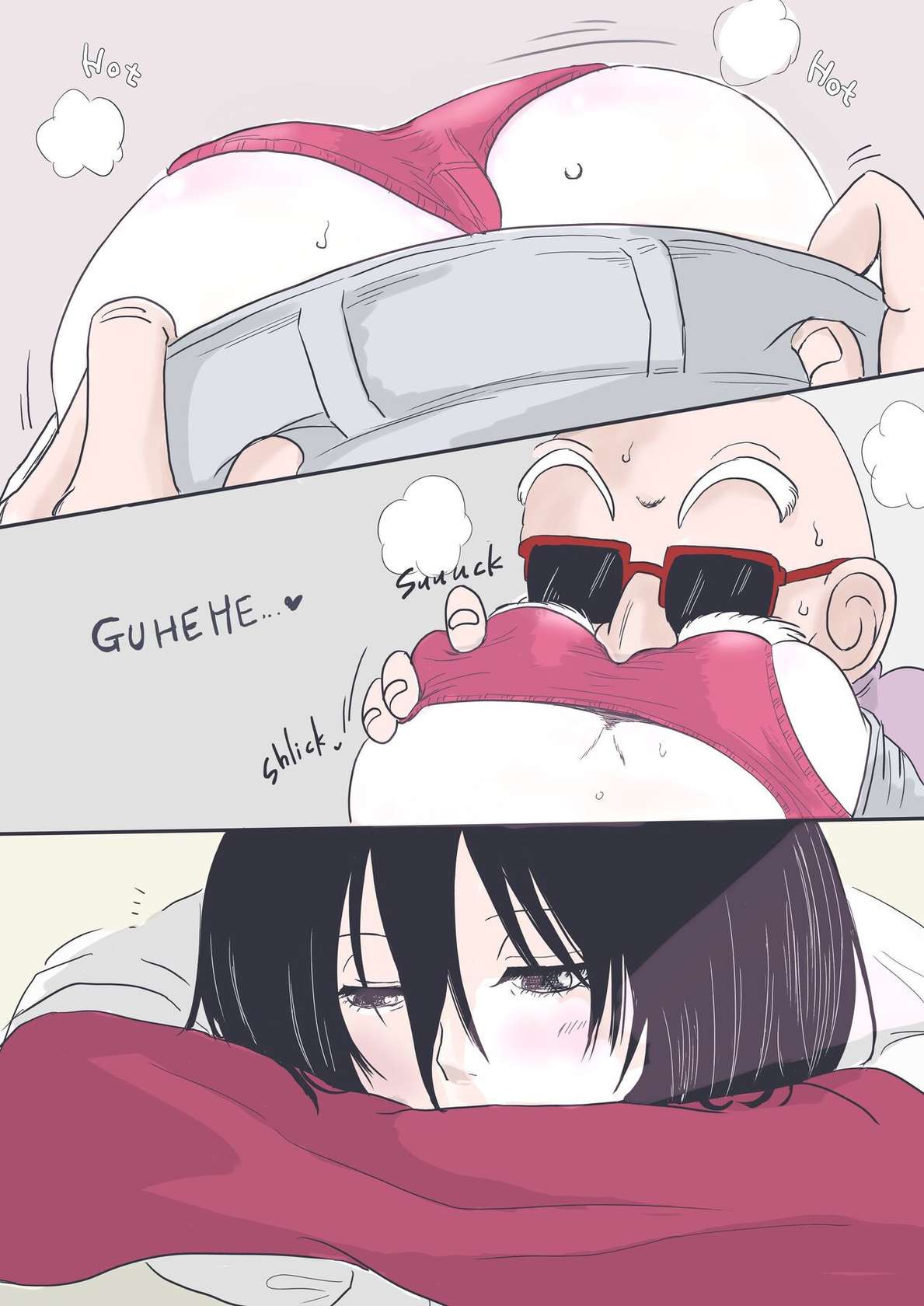 [扉] Roshi x Mikasa  (Pixiv Fanbox) (Dragon Ball) (Attack on Titan)