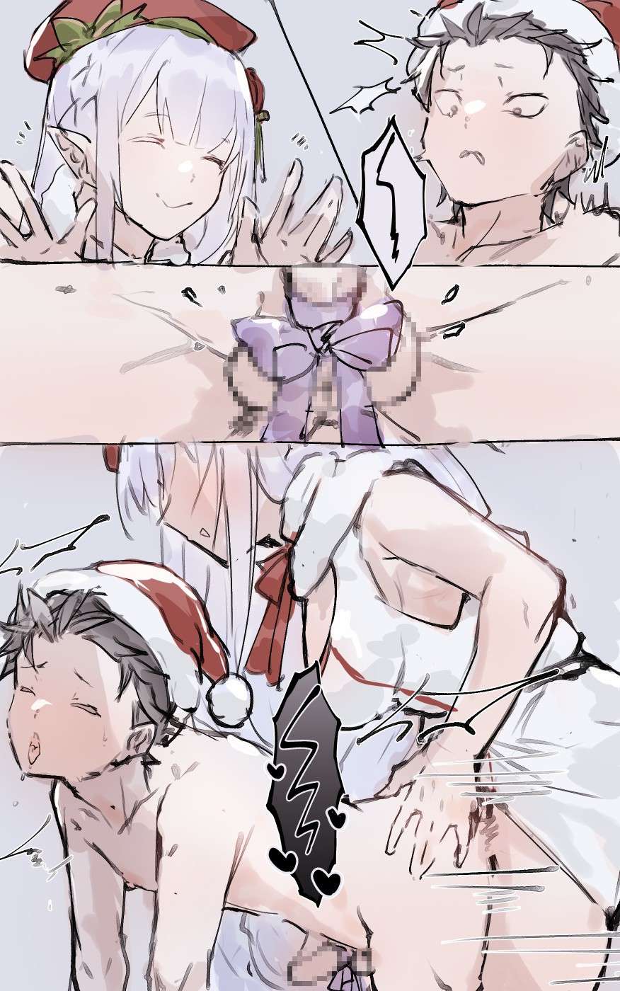 [Angel] Emilia x Subaru futa (Christmas)