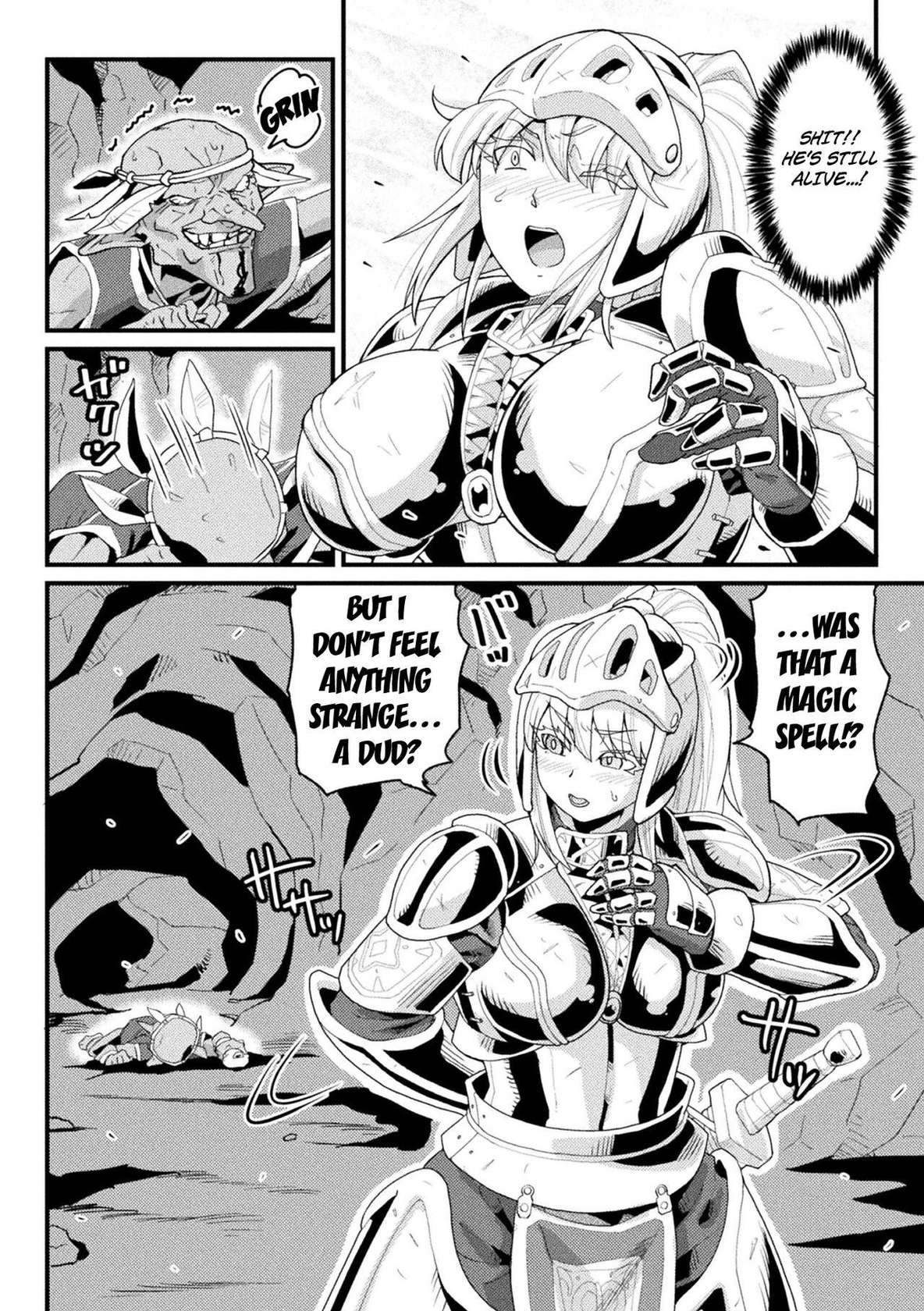 [Sorahara Midoro] The Female Knight Who Succumbs to the %Tentacles (2D Comic Magazine Noroi no Soubi de Ryoujoku Zecchou! Vol.2) [English] [Kuraudo]