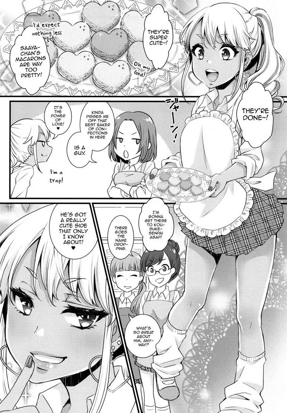 Junyuu Surussu! -Kuro Gyaru Otokonoko Mama 2- [Oneshot]