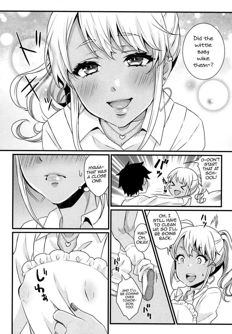 Junyuu Surussu! -Kuro Gyaru Otokonoko Mama 2- [Oneshot]